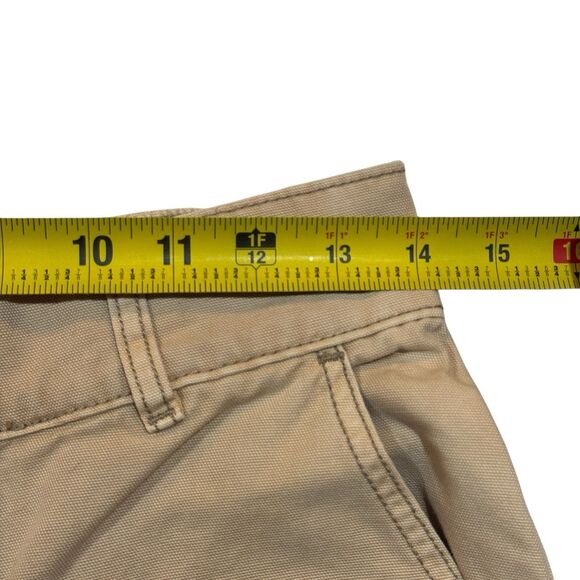 BDG Urban Outfitters Cargo Joggers M Tan Raw Hem Distressed Streetwear - Picture 6 of 16